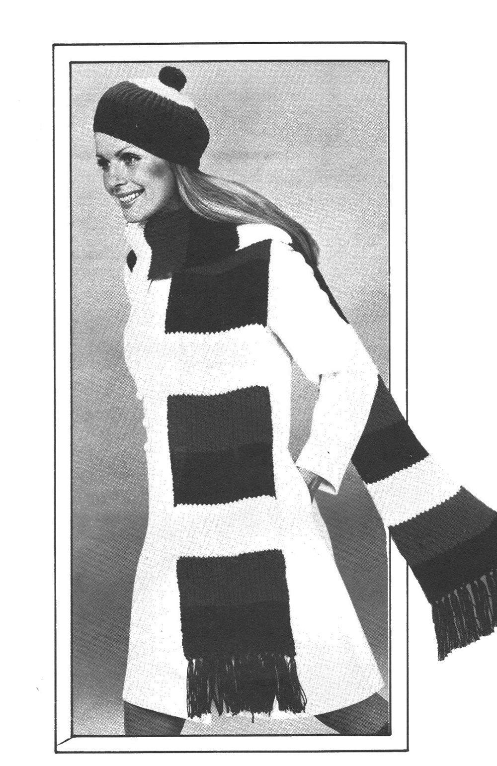 Le modèle de chapeau et d’écharpe Fling Thing