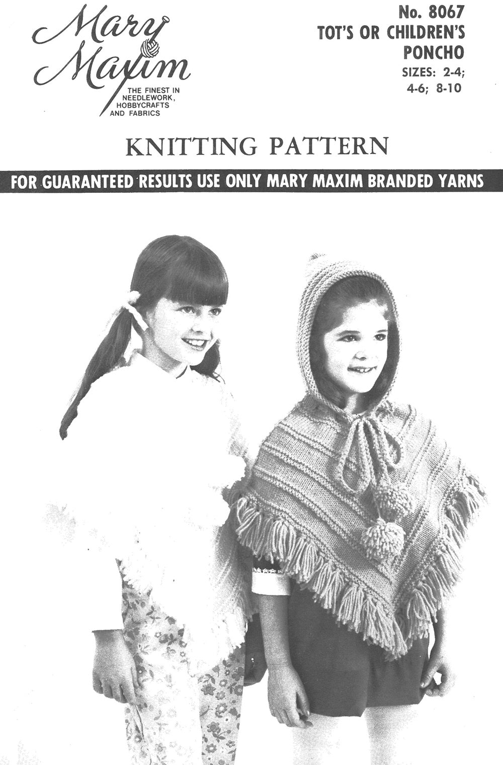 Modèle de poncho pour tout-petits ou enfants.