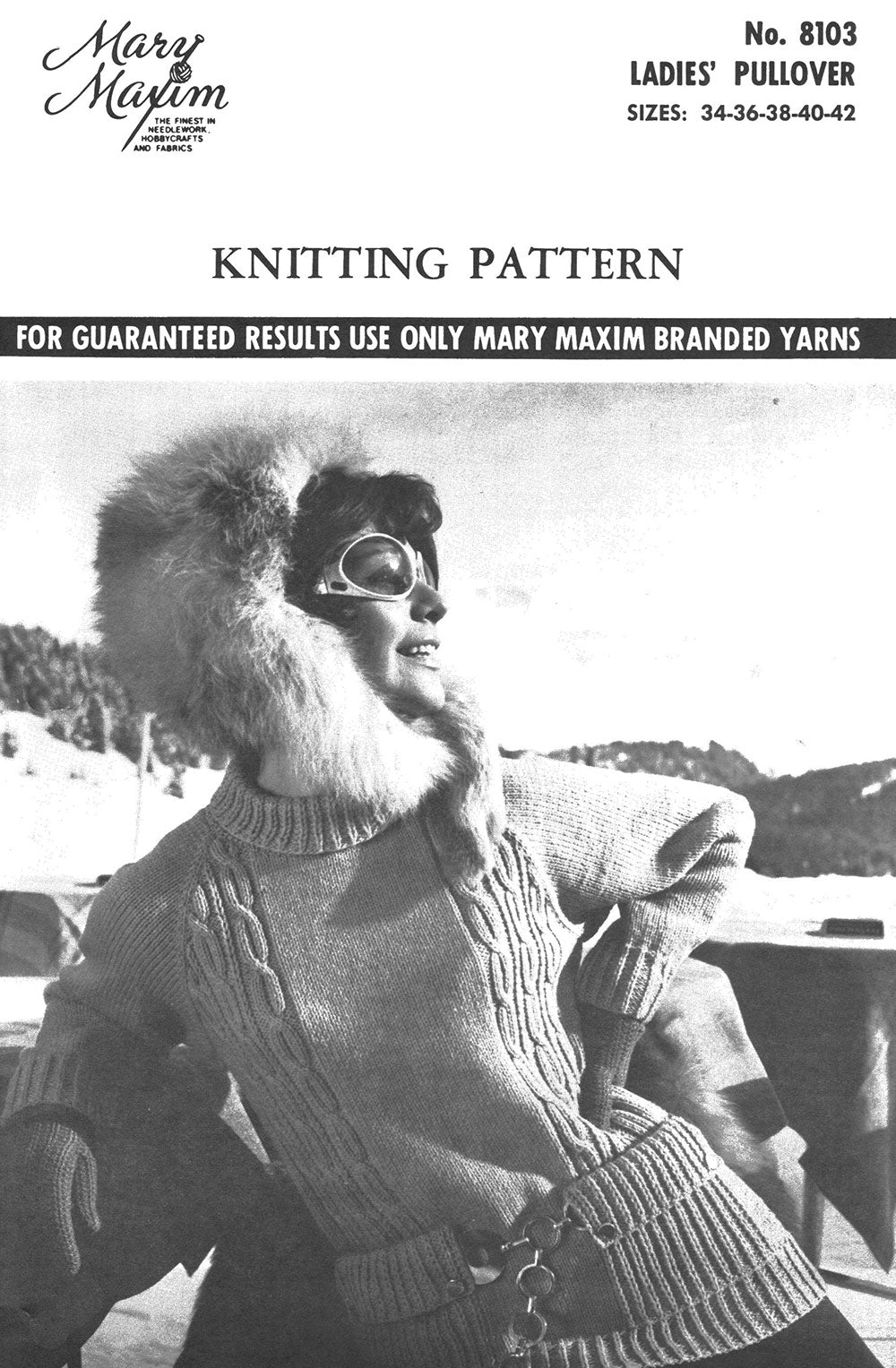 Sno-Journ Ladies' Pullover Pattern
