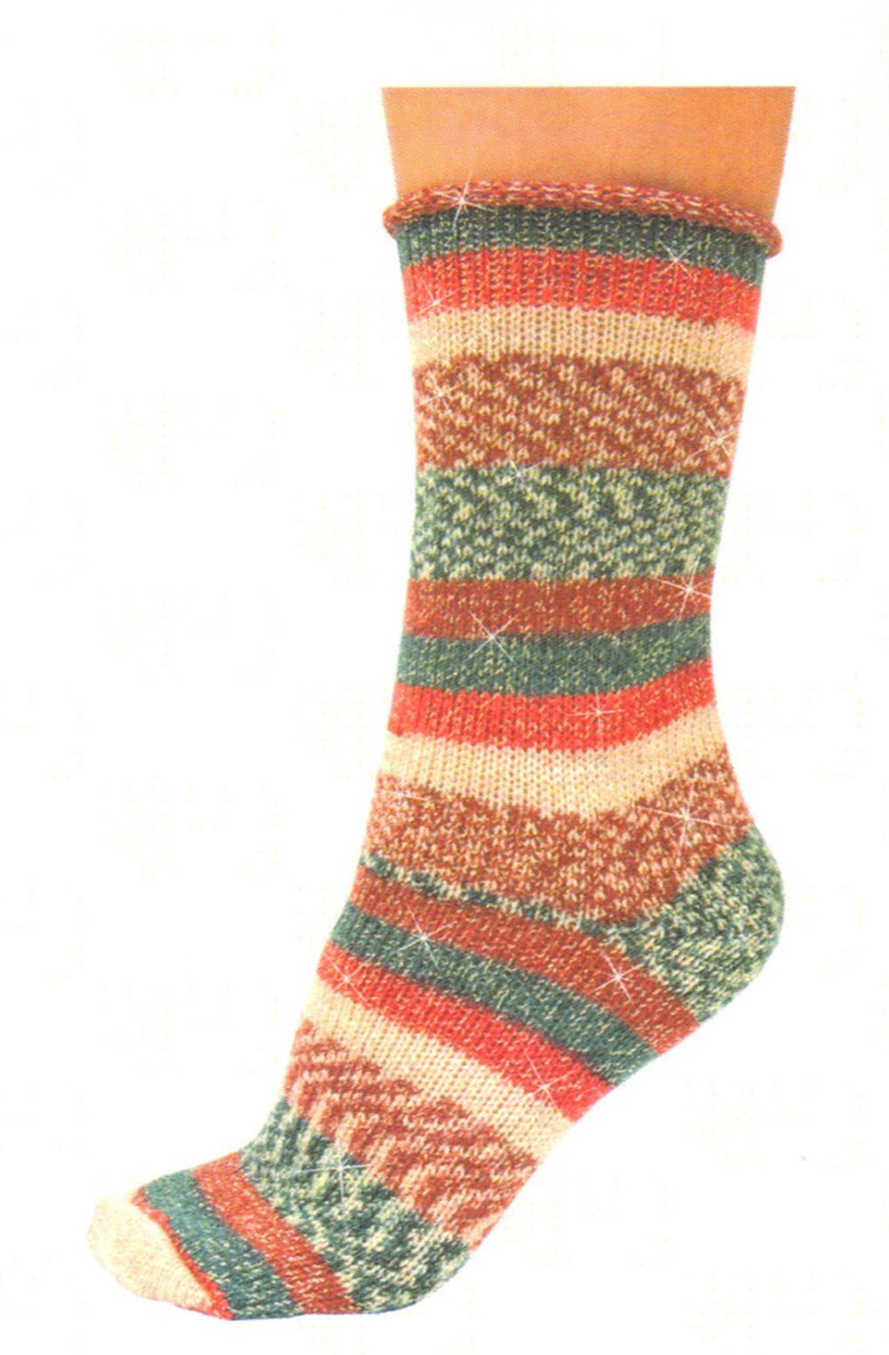 Modèle de chaussettes en tricot