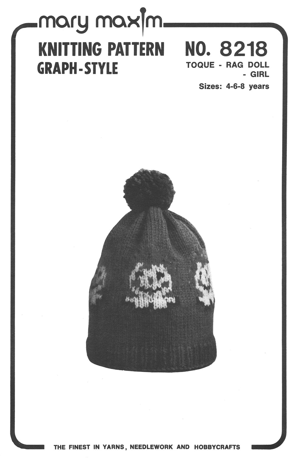 Tuque - Poupée de chiffon -Motif Fille