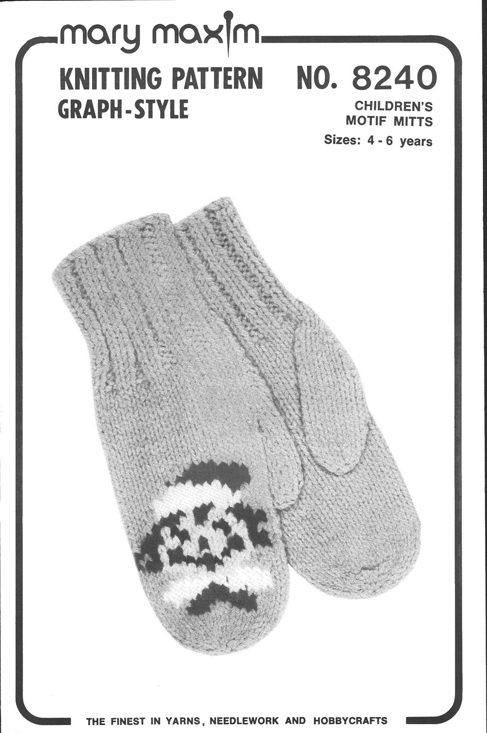 Patron de Mitaines à Motifs Enfants