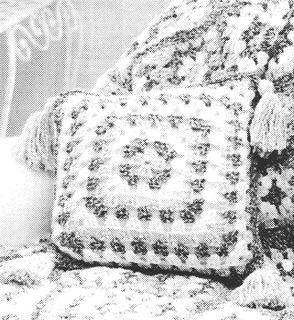 Crochet Granny Square Pillow Pattern
