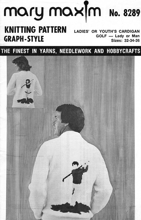 Modèle de cardigan de golf