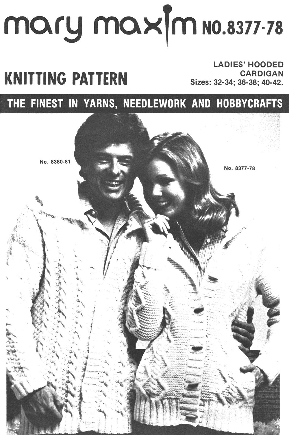 Ladies' Hooded Cardigan Pattern