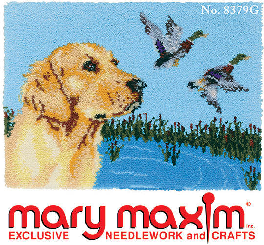 Modèle de tapis Golden Retriever