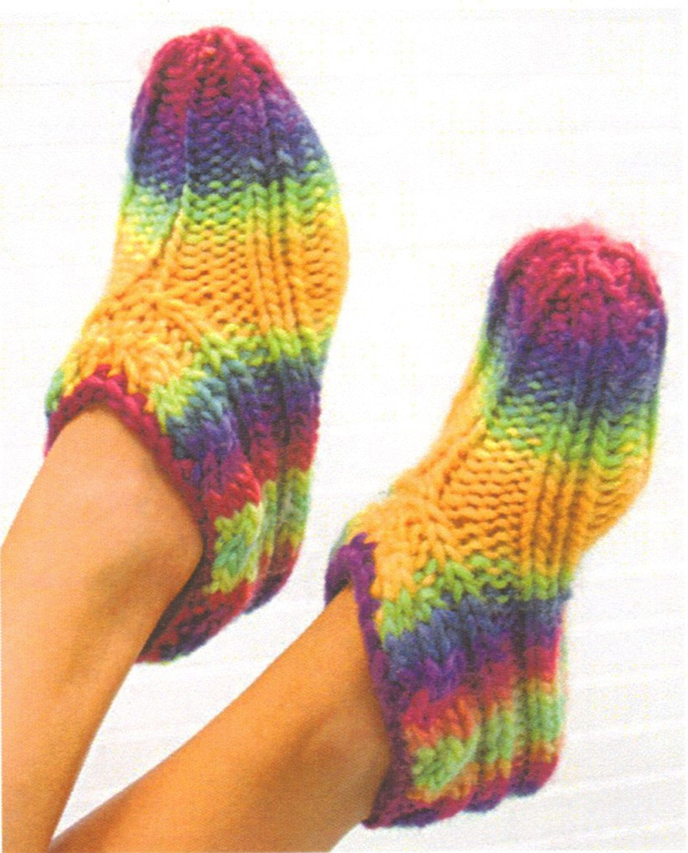 Knit Roving Slippers