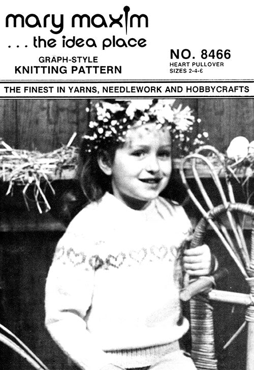 Modèle de pull coeur