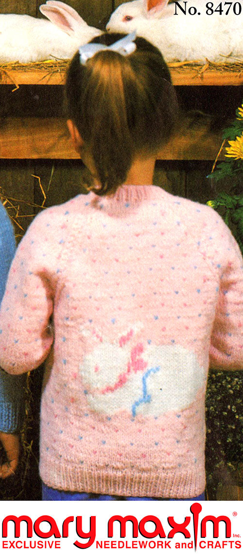 Modèle de cardigan lapin