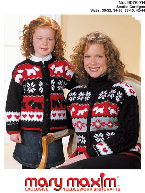 Patron Cardigan Scottie - Adulte