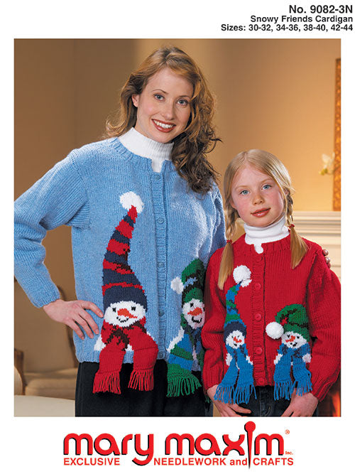 Snowy Friends Cardigan Pattern