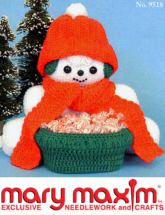 Snowman Candy Holder Pattern