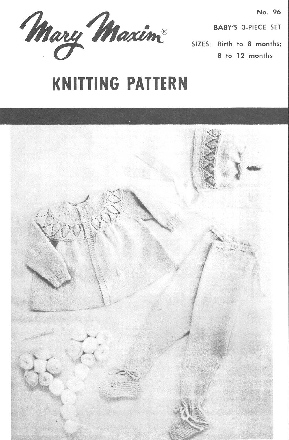 Patron d'ensemble 3 pièces pour bébé