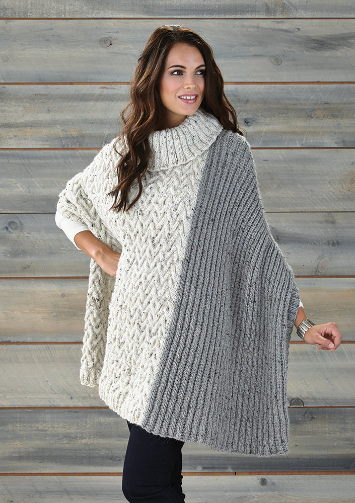 Two Tone Poncho Pattern