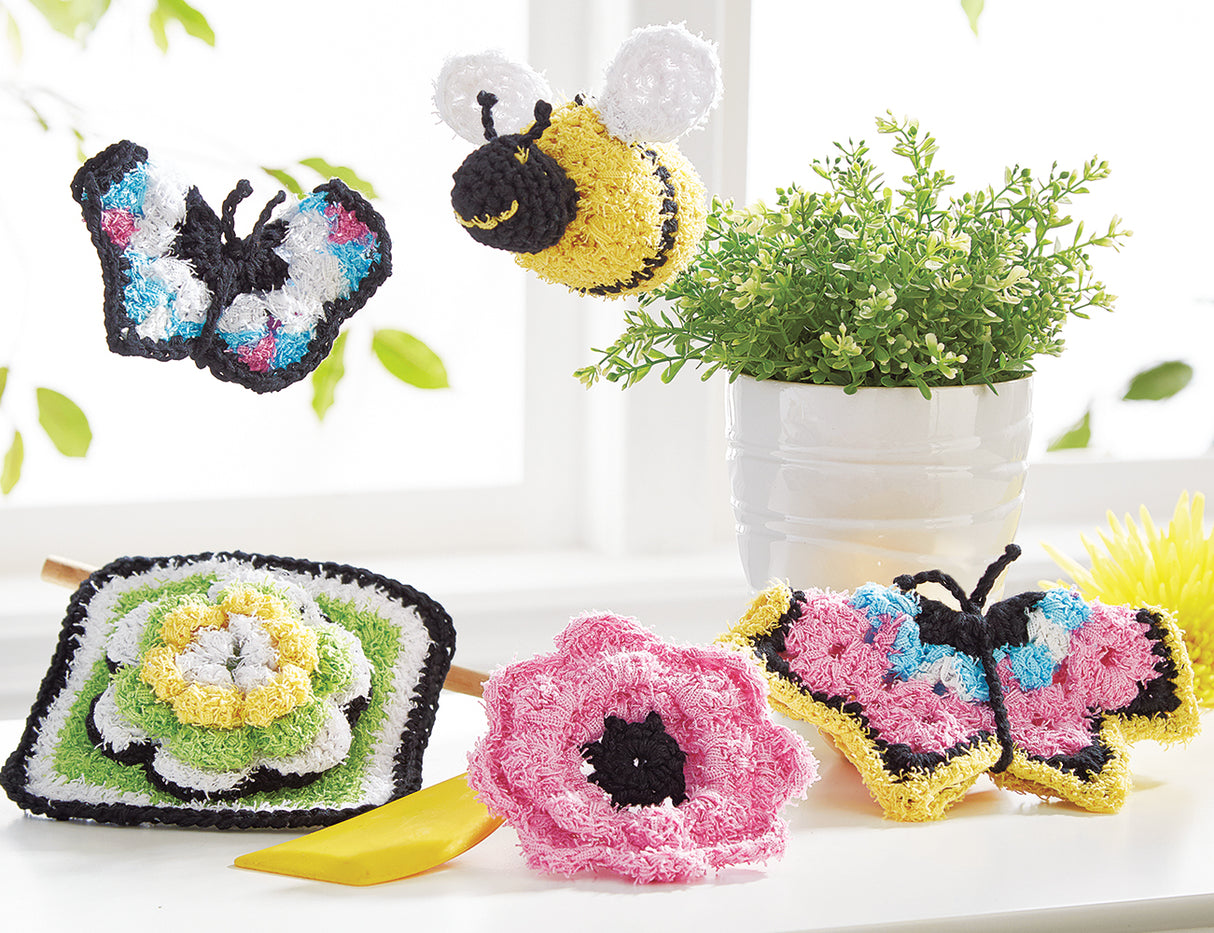 Spring Garden Scrubbies Pattern