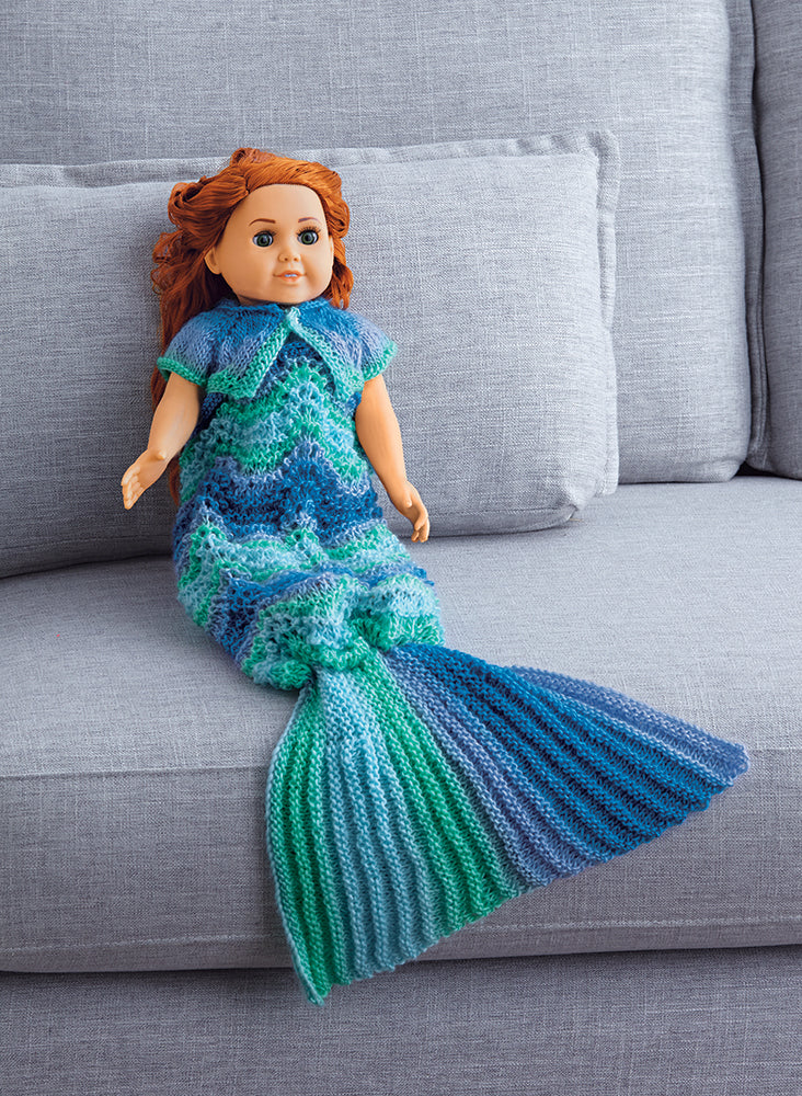 Knit Mermaid Doll Outfit Pattern