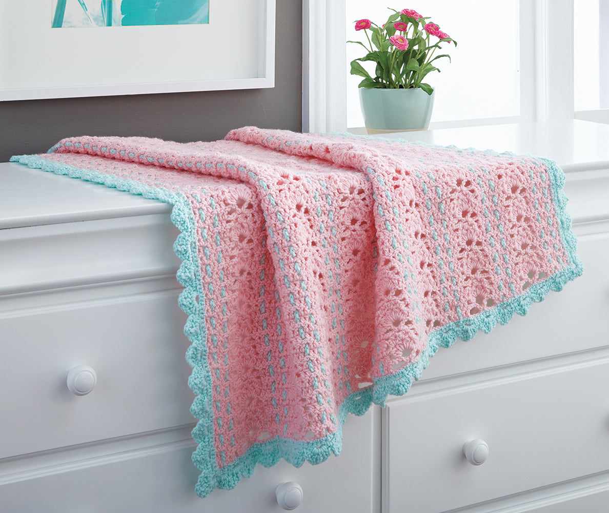 Strawberry Trellis Blanket Pattern