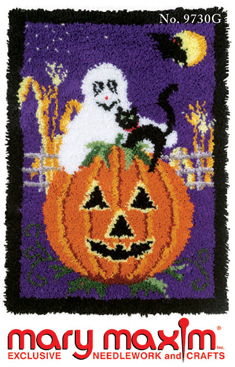 Modèle de tapis d'Halloween