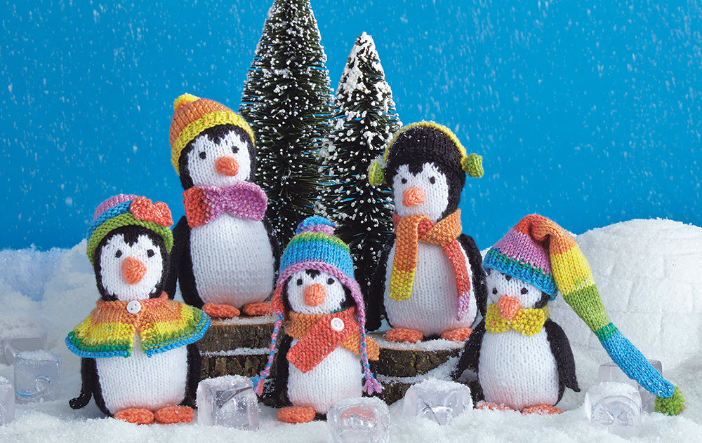 Modèle de famille de pingouins