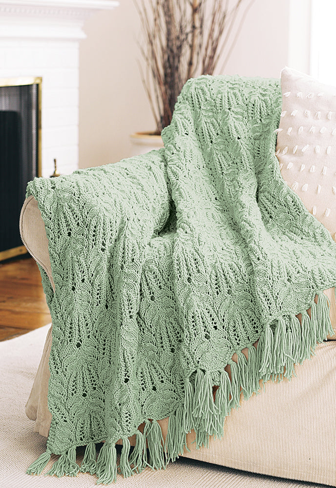 Free Frosted Flowers Blanket Pattern