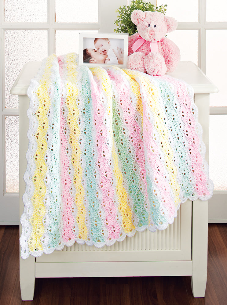 Vertical Shells Blanket Pattern