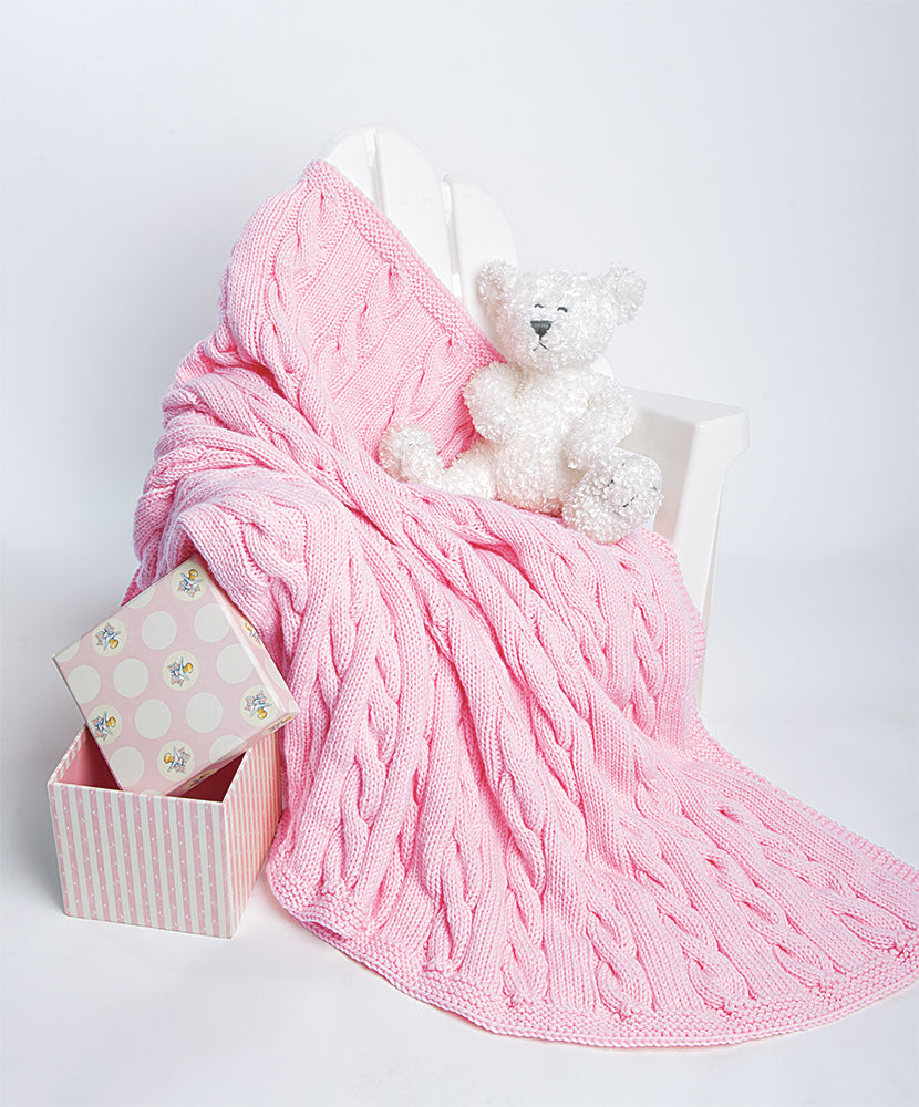 Cushy Cables Blanket Pattern