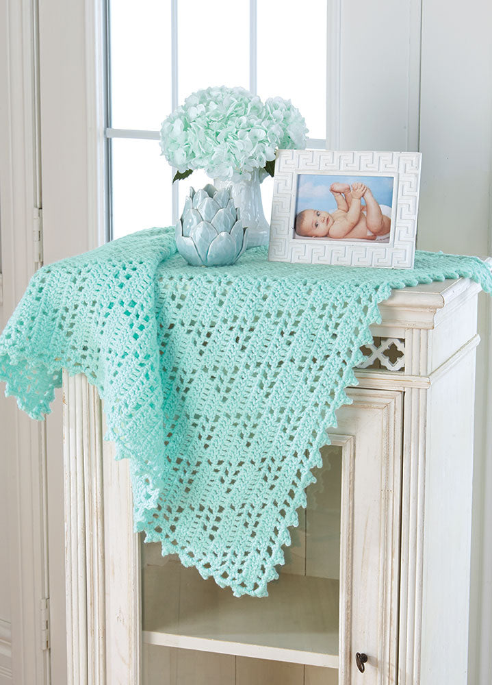 Love Triangle Baby Blanket Pattern
