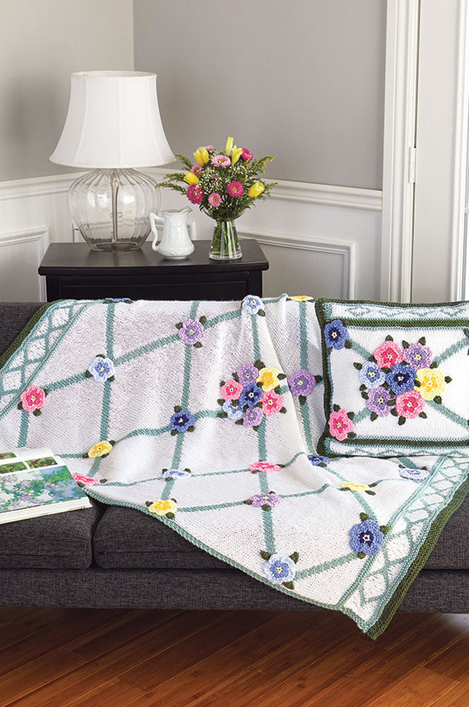 Modèle afghan de treillis de jardin