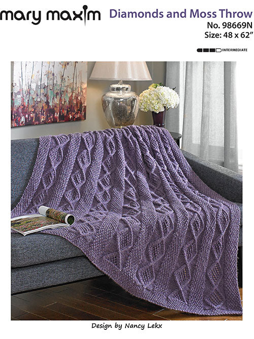 Jeté de diamants et de mousse - Modèle uniquement