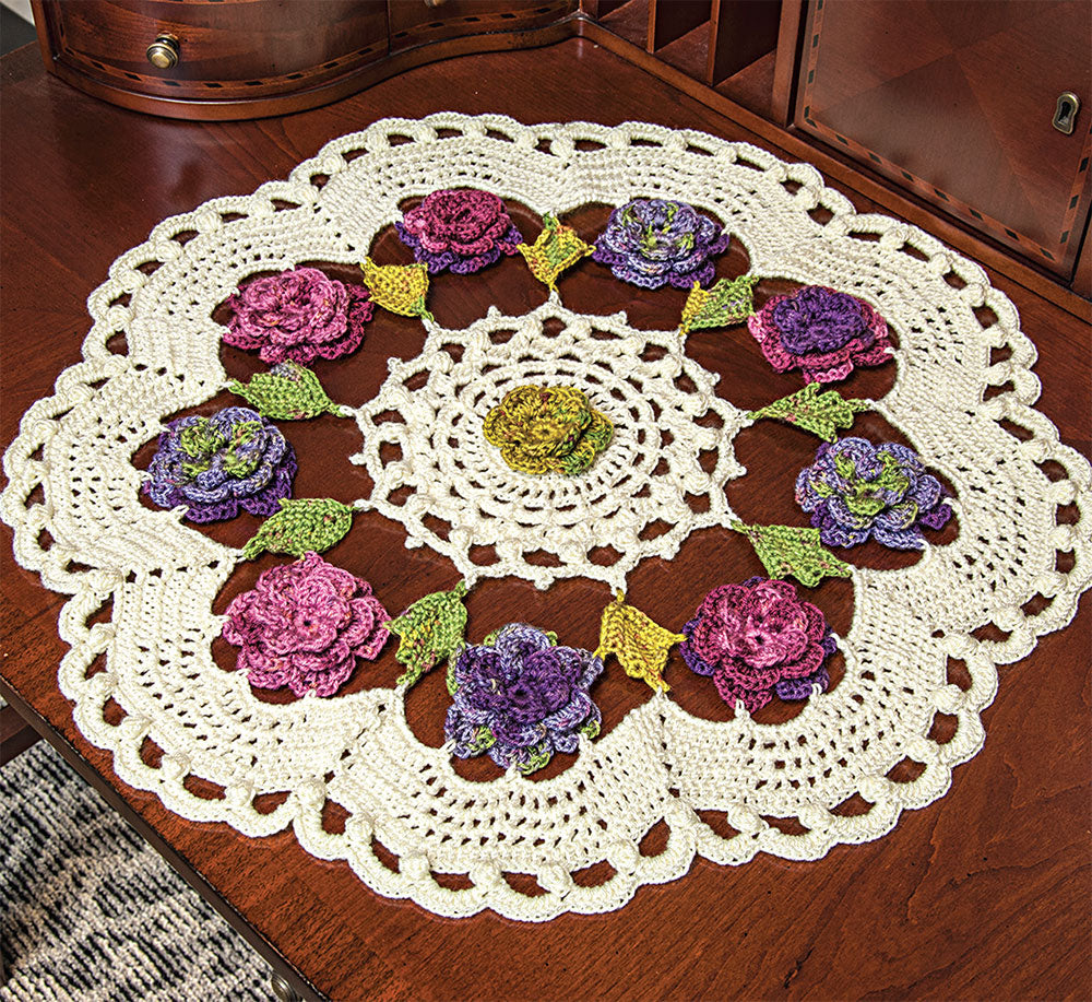 Floral Splash Doily Pattern