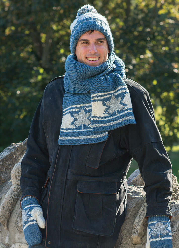 Modèle de chapeau et de mitaines de hockey