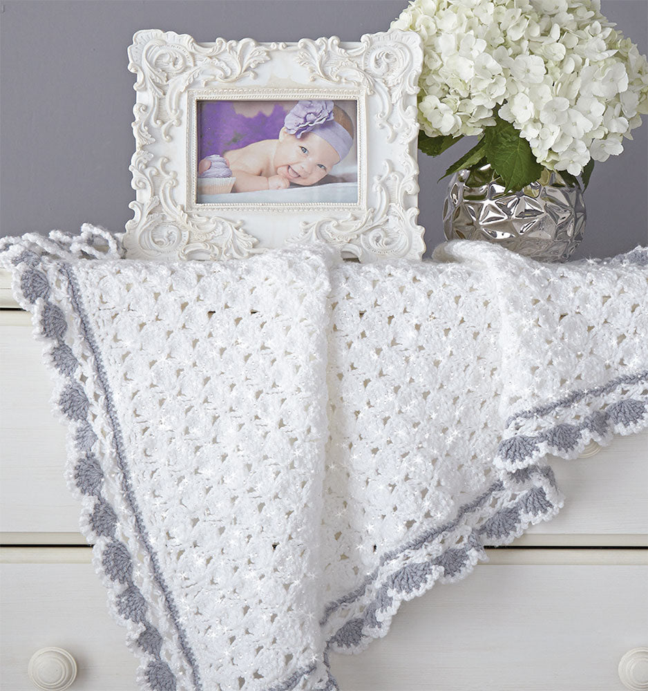 Sparkled Shells Blanket Pattern