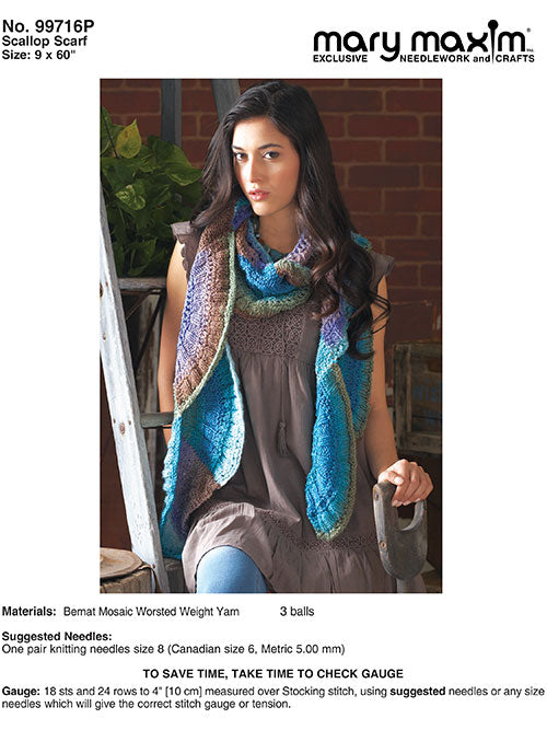 Free Scallop Scarf Pattern