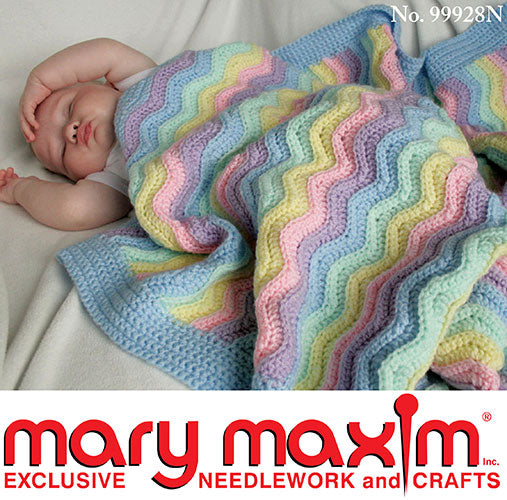 Rippled Crochet Blanket Pattern