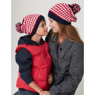 Modèle de chapeau Slouchie rayé gratuit