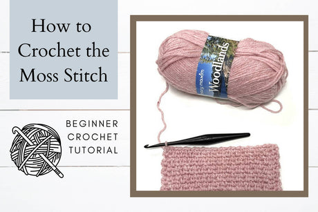 How to Crochet the Moss Stitch: Easy Tutorial