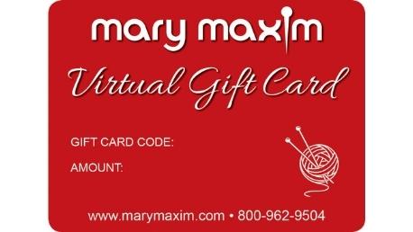 Mary Maxim gift card