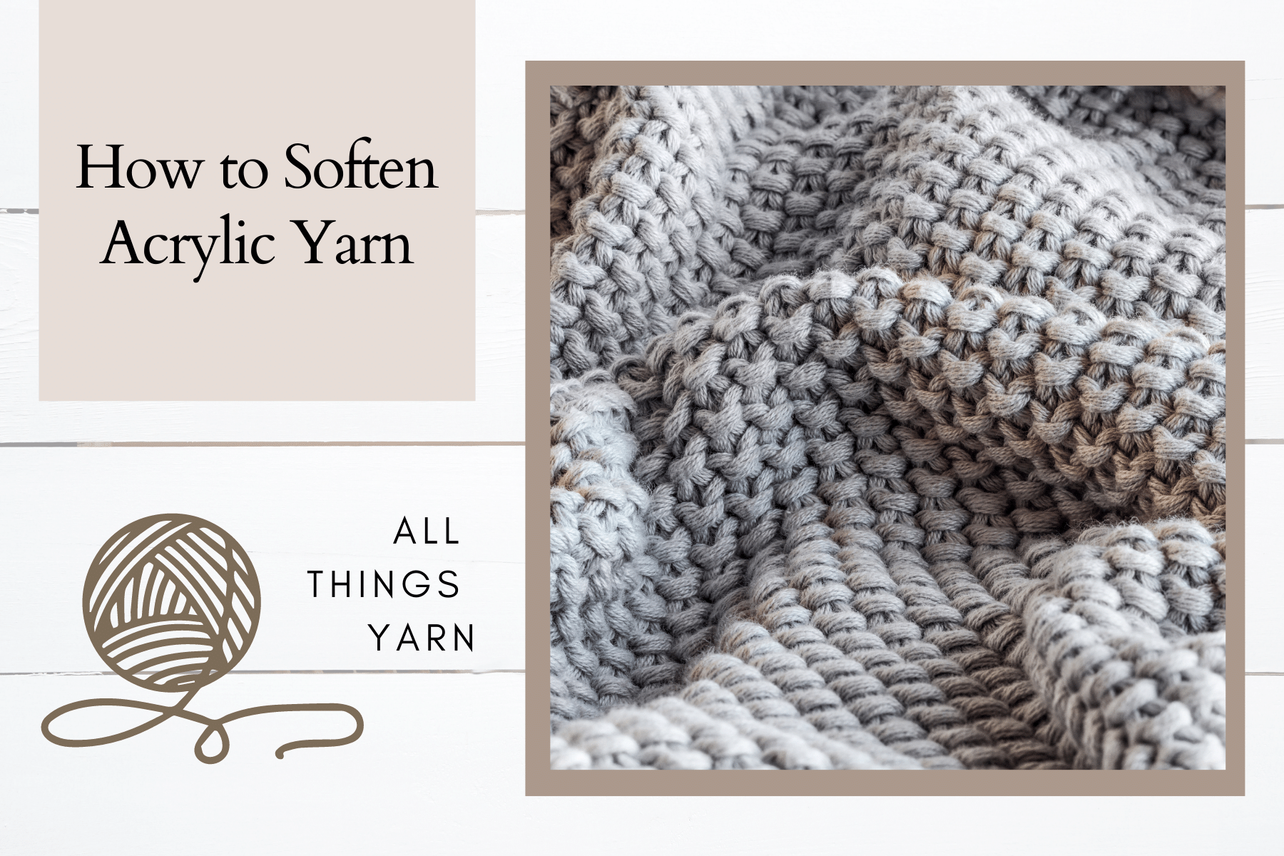 How to Soften Acrylic Yarn Mary Maxim Ltd