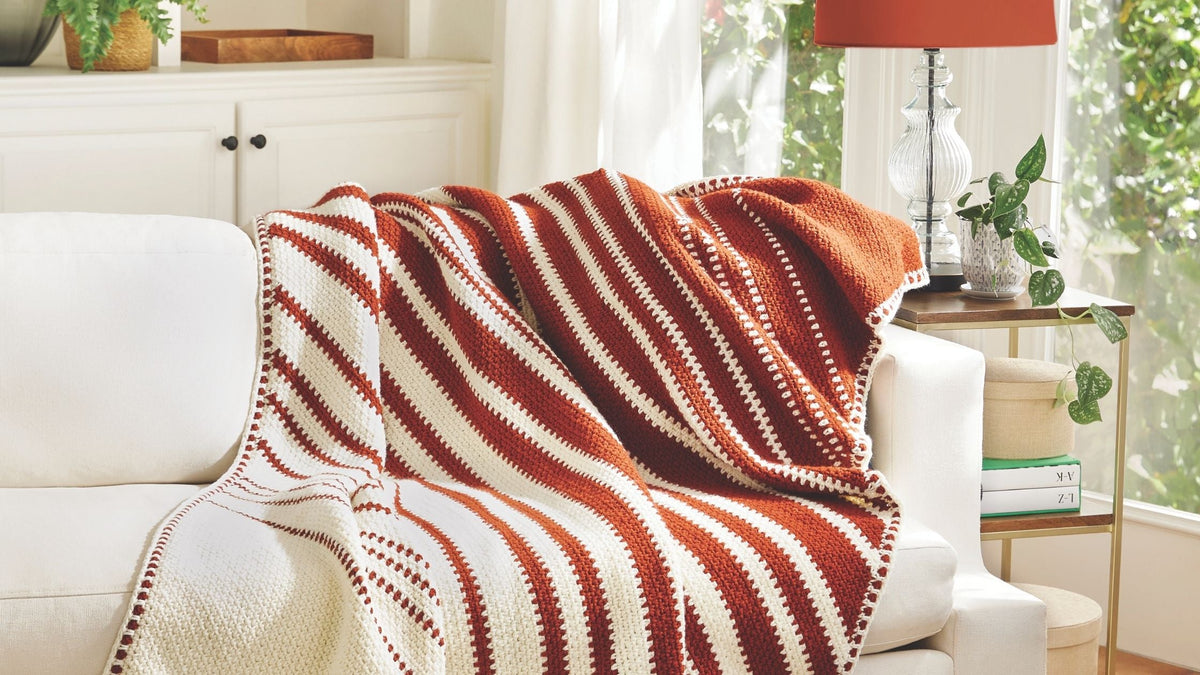 Blanket on a sofa