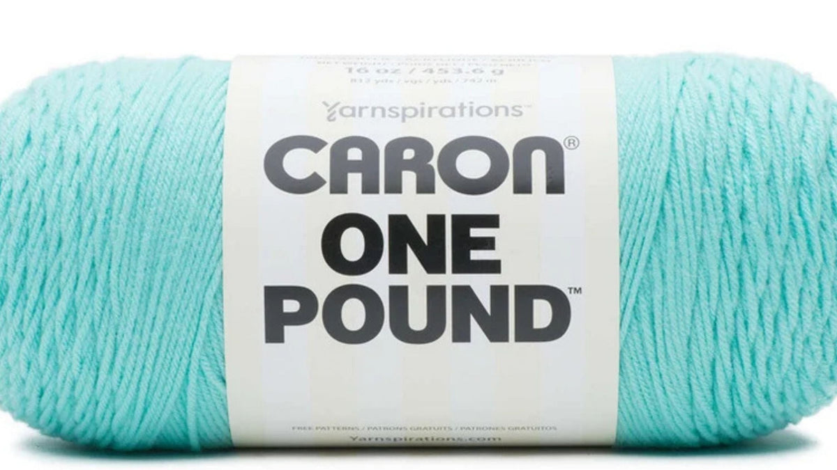 Blue Caron One Pound yarn