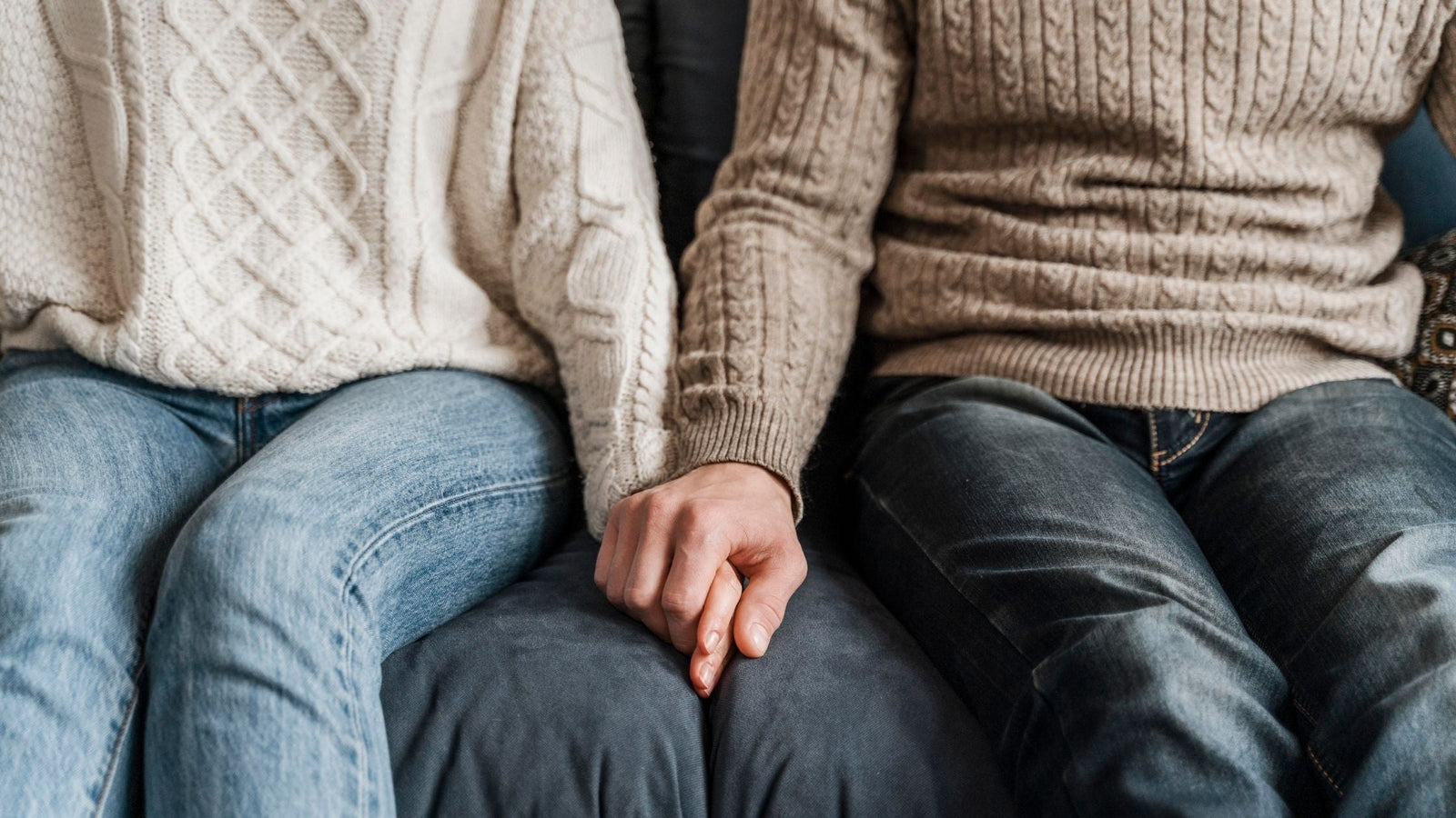 couple holding hands for now