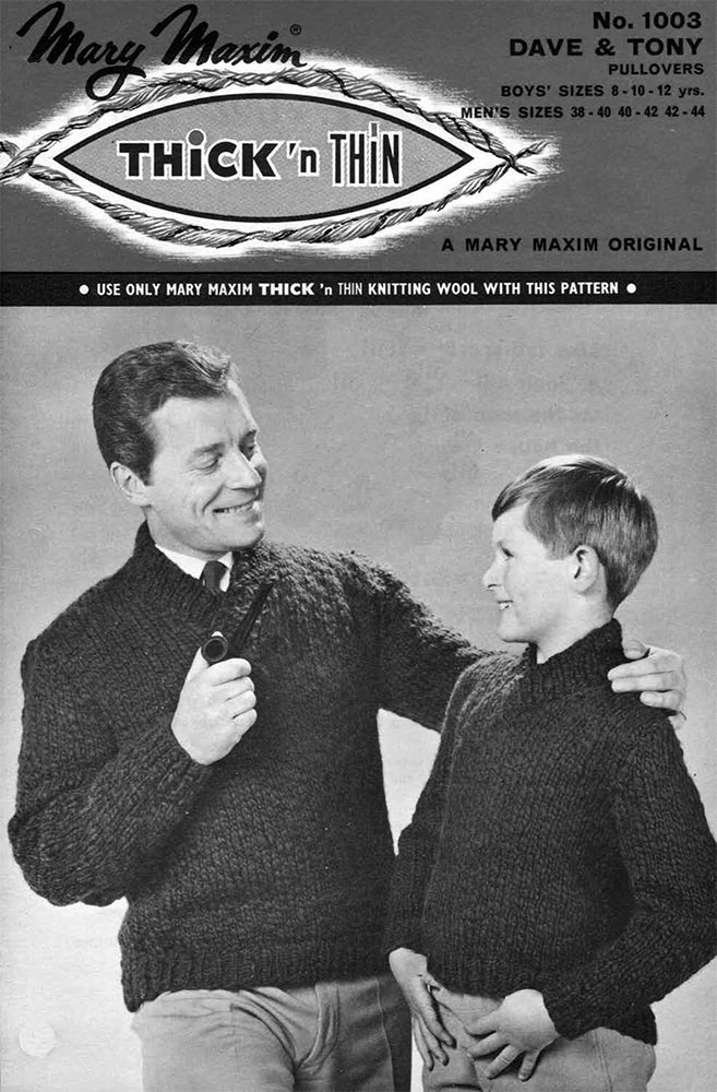 Dave & Tony Pullovers Pattern