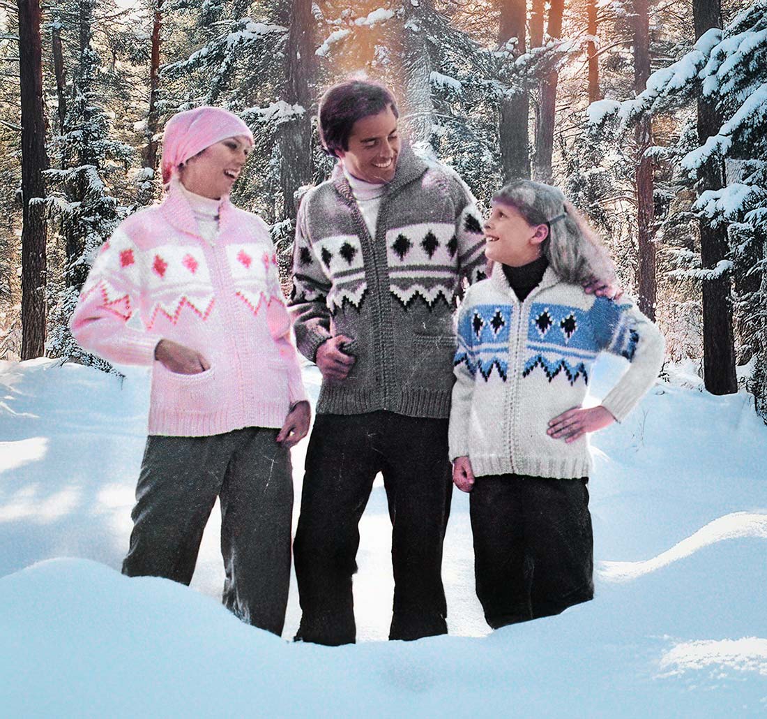 Boys' or Girls' Saranac Cardigan Pattern