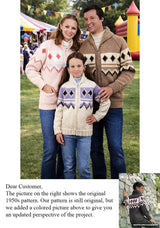 Boys' or Girls' Saranac Cardigan Pattern