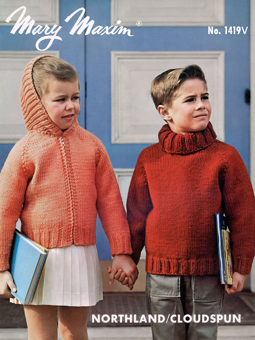 Kiddies' Basic Sweaters Pattern – Mary Maxim Ltd