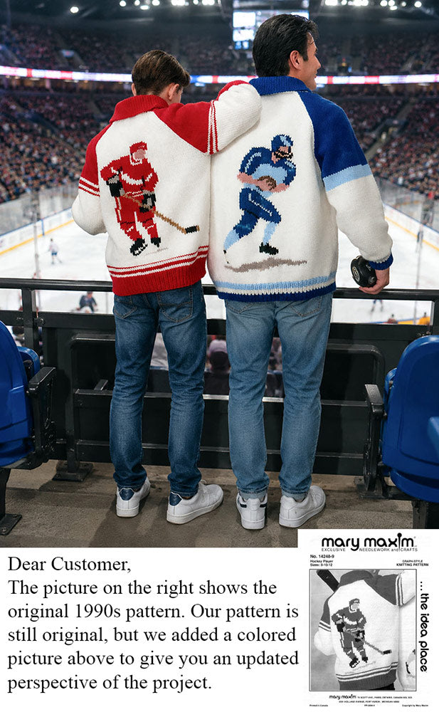 Hockey Player Jacket Pattern