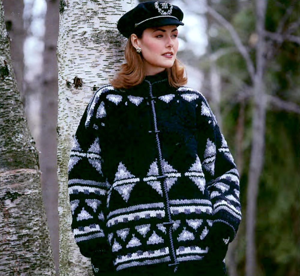Ebony & Shadows Coat Pattern
