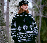 Ebony & Shadows Coat Pattern