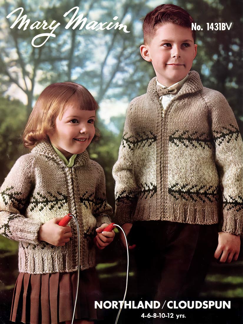 Kiddies' and Children's Talk of the Town Cardigan Pattern