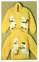 Kiddies' Poodles Cardigan Pattern
